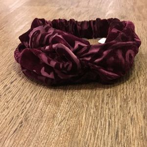 Free People Purple Burnout Headband